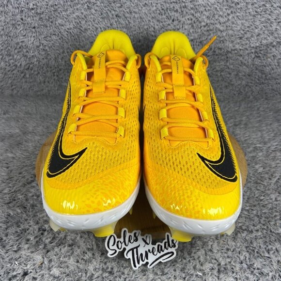 Nike Alpha Huarache Elite 4 MCS Baseball Size 14 Men Amarillo Black DX6962-701
